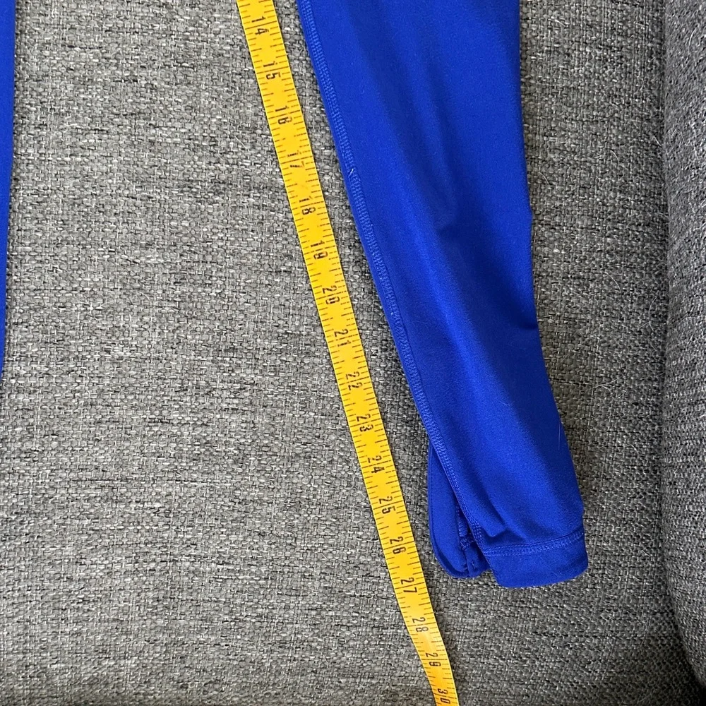 Under Armour Vibrant Blue Leggings with Ankle Zippers Small - Picture 7 of 7